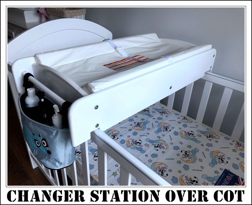 New YoungOZ Change Table/Station for Cot + Change Pad w/Safety Strap